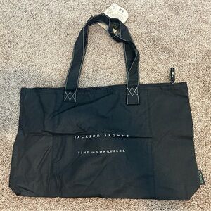 Black Jackson Browne Tote Bag